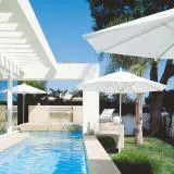 Tropitone Furniture BPO075MS Portofino, Octagon 7.5' Manual Lift Umbrella