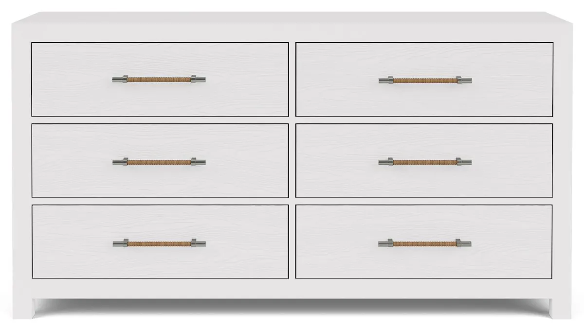 Riverside Furniture 30760 Rosalie Six Drawer Dresser Riverside Furniture 30760 Rosalie Six Drawer Dresser