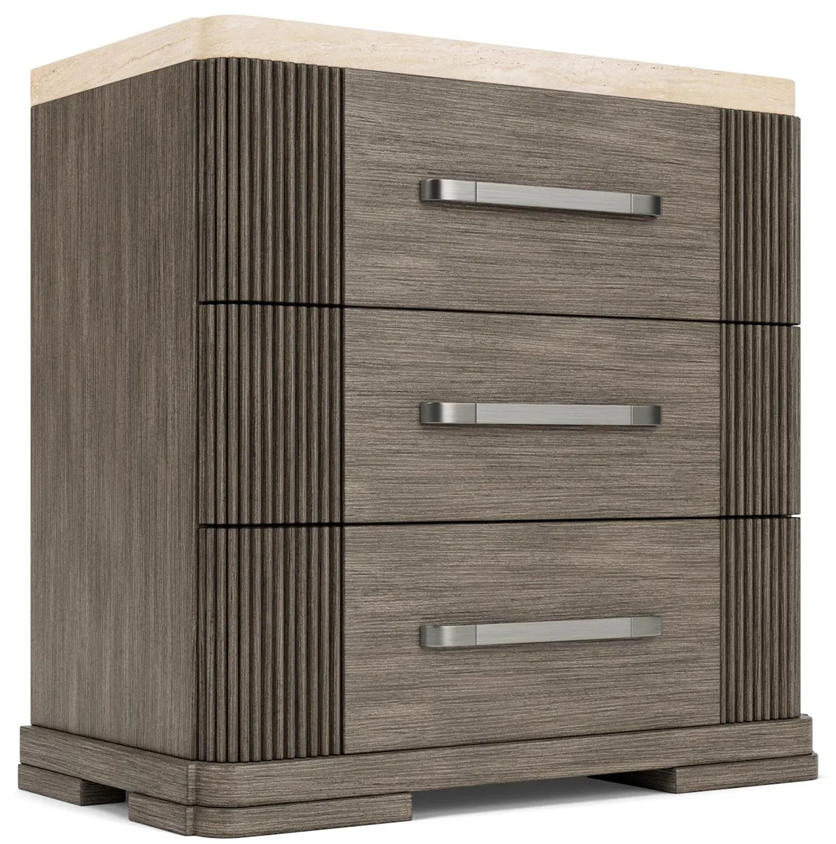 Riverside Furniture 87168 Sariel Stone Top Three Drawer Nightstand Riverside Furniture 87168 Sariel Stone Top Three Drawer Nightstand