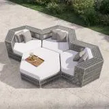 Tropitone Furniture 272411LC Six Cushion, Hex Lounge Chair Tropitone Furniture 272411LC Six Cushion, Hex Lounge Chair