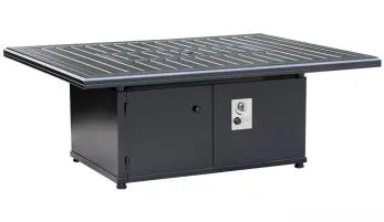 Tropitone Furniture 762367FP-24 Solasta, 54" x 42" Rectangle 27" Height Ignitor Fire Pit Tropitone Furniture 762367FP-24 Solasta, 54" x 42" Rectangle 27" Height Ignitor Fire Pit