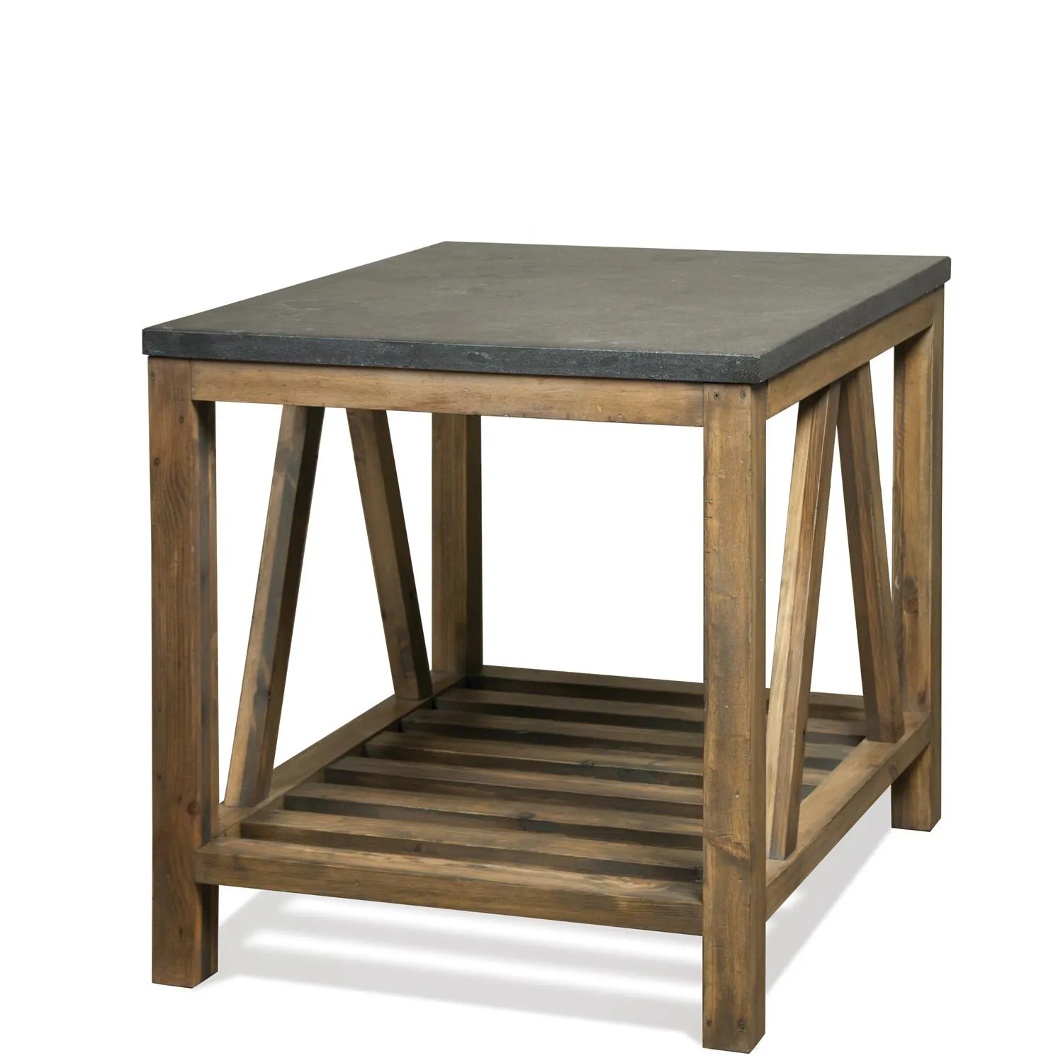 Riverside Furniture 16510 Weatherford Rectangular Side Table