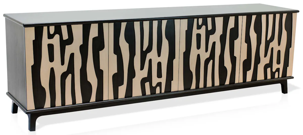 Old Biscayne Designs 31705A Zebrano Credenza Old Biscayne Designs 31705A Zebrano Credenza