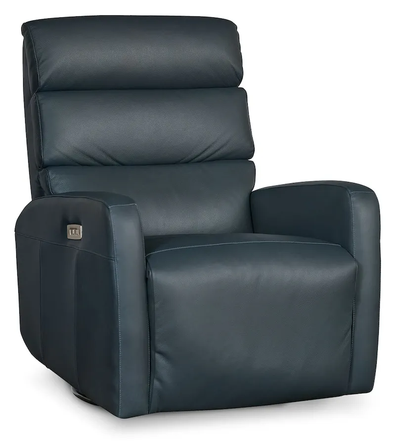 Bassett Furniture 1117-9L Hudson Leather Swivel Recliner Bassett Furniture 1117-9L Hudson Leather Swivel Recliner