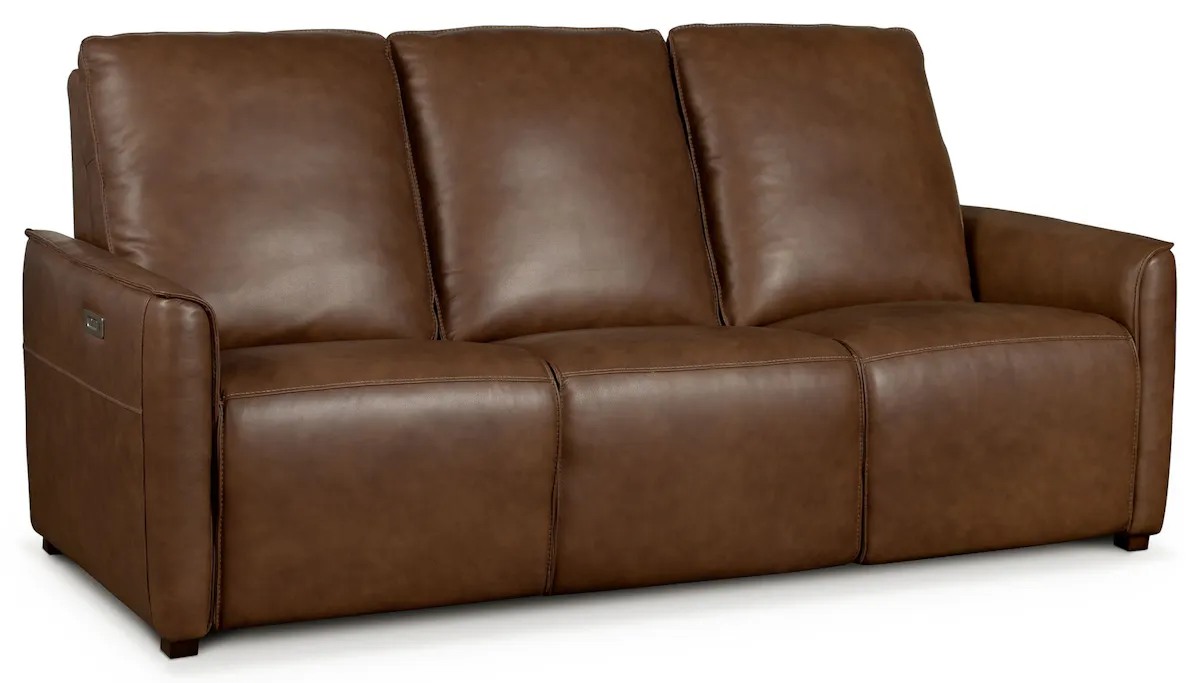 Bassett Furniture 3662-P62C Everett Leather Reclining Sofa Bassett Furniture 3662-P62C Everett Leather Reclining Sofa