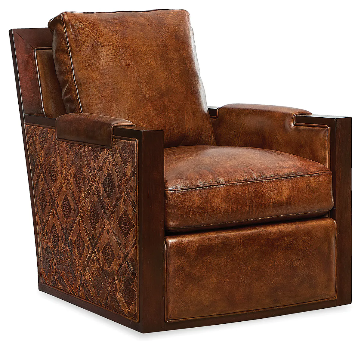 Hancock and Moore 6941-S Cottagers Swivel Chair Hancock and Moore 6941-S Cottagers Swivel Chair