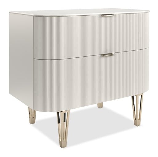 Caracole Furniture CLA-424-0618 True Love Nightstand Caracole Furniture CLA-424-0618 True Love Nightstand