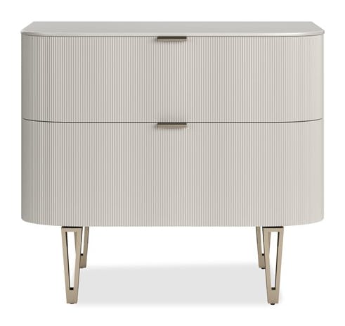 Caracole Furniture CLA-424-0618 True Love Nightstand Caracole Furniture CLA-424-0618 True Love Nightstand