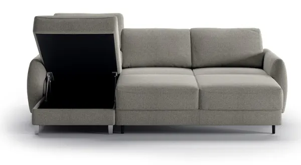 Luonto Furniture DELT-BFP+FOU Delta Full XL Size Sectional Sleeper Luonto Furniture DELT-BFP+FOU Delta Full XL Size Sectional Sleeper