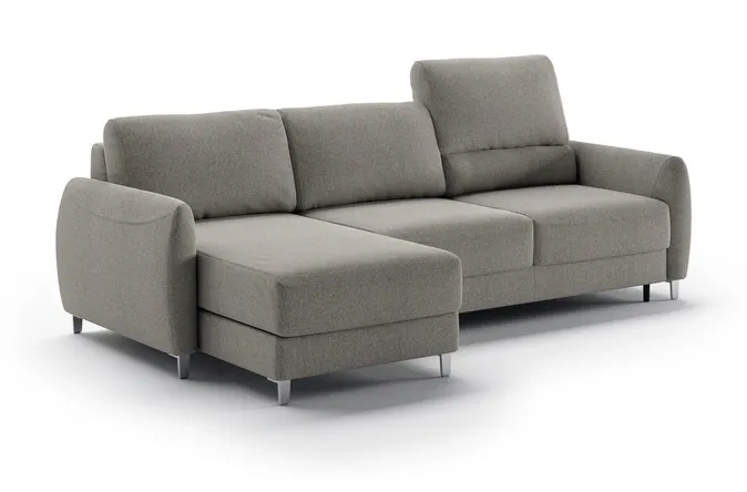 Luonto Furniture DELT-BFP+FOU Delta Full XL Size Sectional Sleeper Luonto Furniture DELT-BFP+FOU Delta Full XL Size Sectional Sleeper
