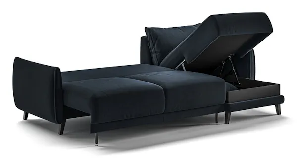 Luonto Furniture DOLP-CED+FOU Dolphin Full XL Sleeper Sectional (Reversible Chaise) Luonto Furniture DOLP-CED+FOU Dolphin Full XL Sleeper Sectional (Reversible Chaise)