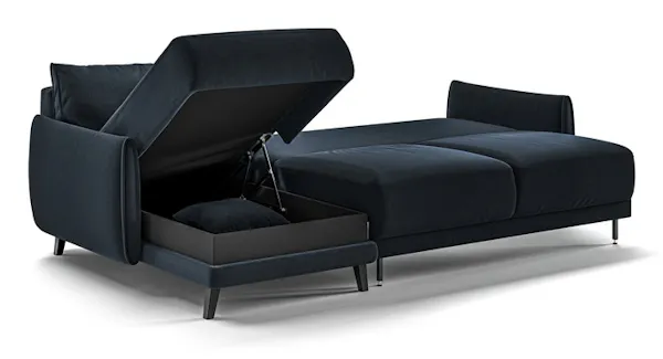 Luonto Furniture DOLP-CED+FOU Dolphin Full XL Sleeper Sectional (Reversible Chaise) Luonto Furniture DOLP-CED+FOU Dolphin Full XL Sleeper Sectional (Reversible Chaise)