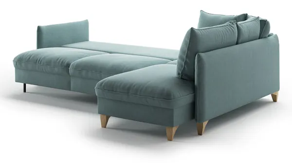 Luonto Furniture FLIP-CED60+HAG Flipper Full Size XL Sectional Sleeper (RHF Chaise) Luonto Furniture FLIP-CED60+HAG Flipper Full Size XL Sectional Sleeper (RHF Chaise)