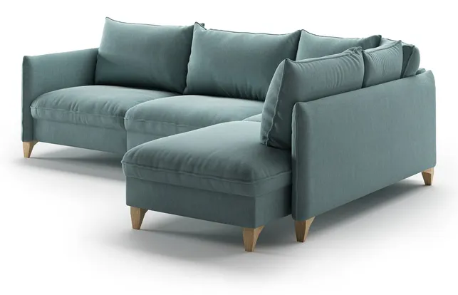Luonto Furniture FLIP-CED60+HAG Flipper Full Size XL Sectional Sleeper (RHF Chaise) Luonto Furniture FLIP-CED60+HAG Flipper Full Size XL Sectional Sleeper (RHF Chaise)