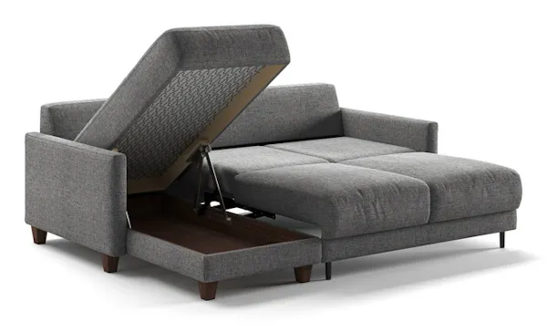 Luonto Furniture MART-BFP+FOU Martta Full XL Sleeper Sectional (Reversible Chaise) Luonto Furniture MART-BFP+FOU Martta Full XL Sleeper Sectional (Reversible Chaise)
