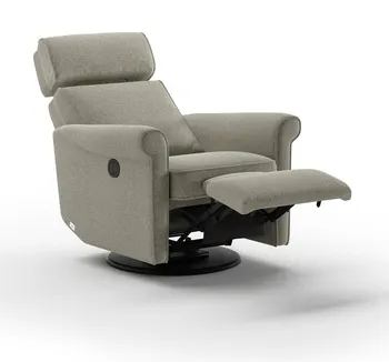 Luonto Furniture ROLL-AR-PWR Rolled Recliner Power Luonto Furniture ROLL-AR-PWR Rolled Recliner Power