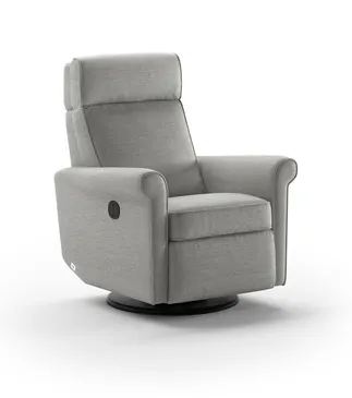 Luonto Furniture ROLL-AR-PWR Rolled Recliner Power Luonto Furniture ROLL-AR-PWR Rolled Recliner Power
