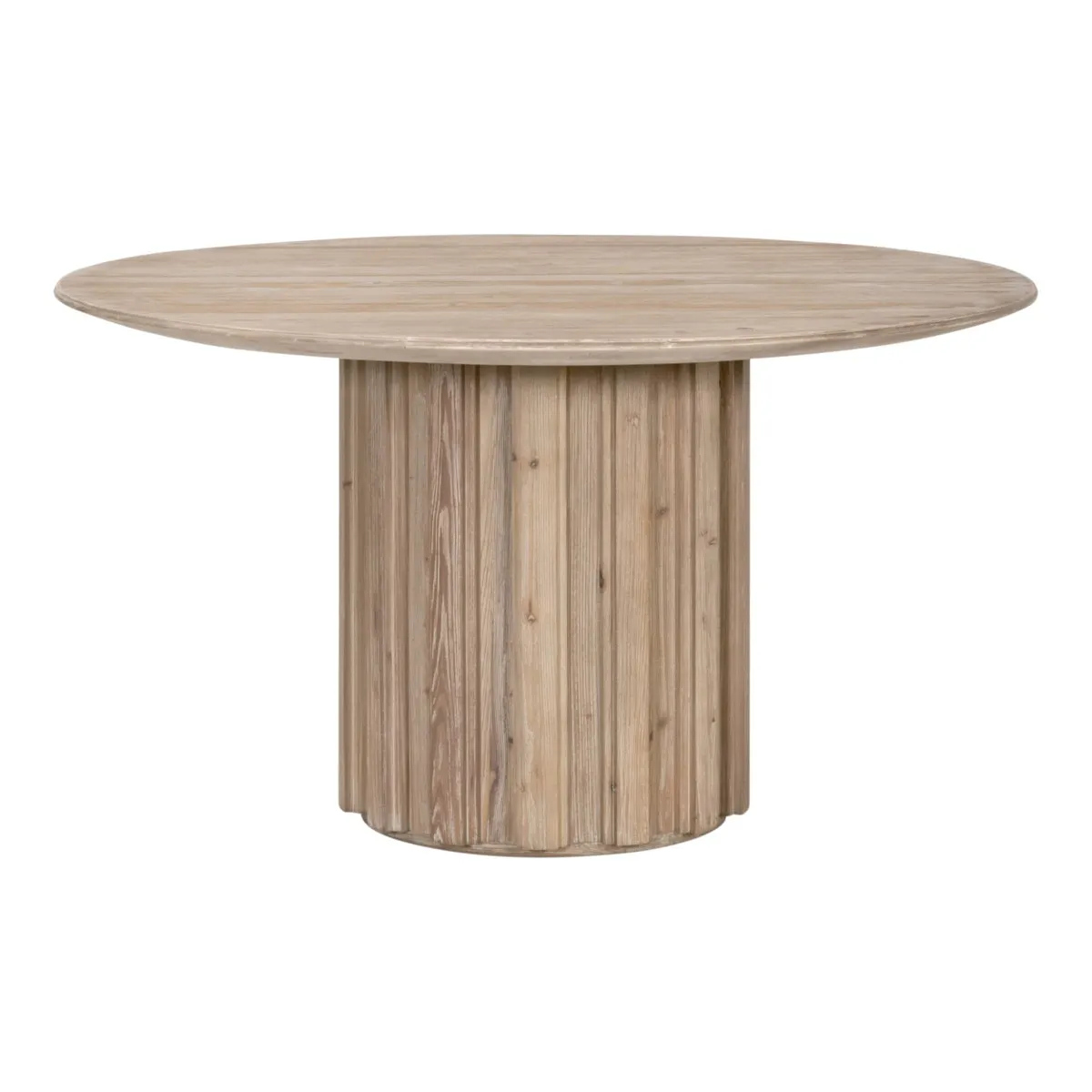 Essentials For Living 8103.SGRY-PNE Roma 54″ Round Dining Table