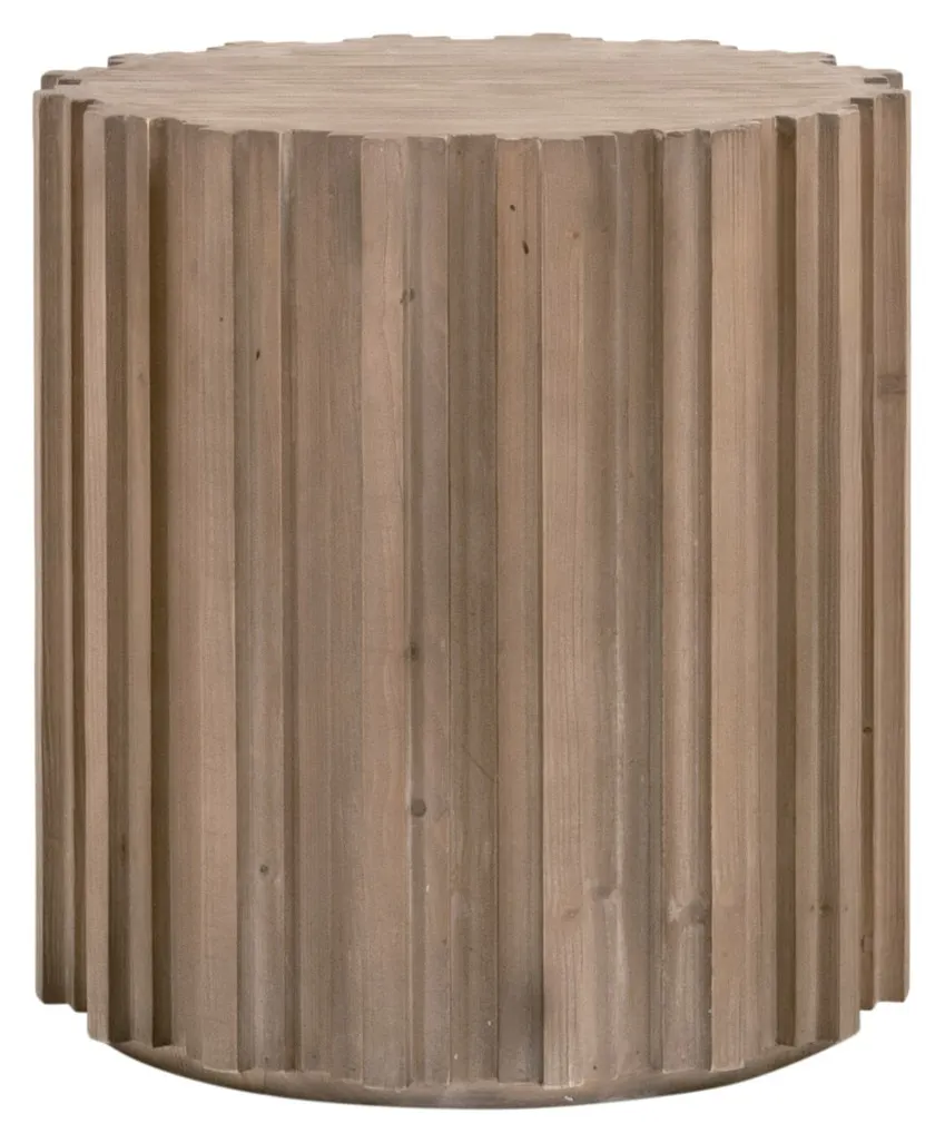 Essentials For Living 8105.SGRY-PNE Roma End Table Essentials For Living 8105.SGRY-PNE Roma End Table