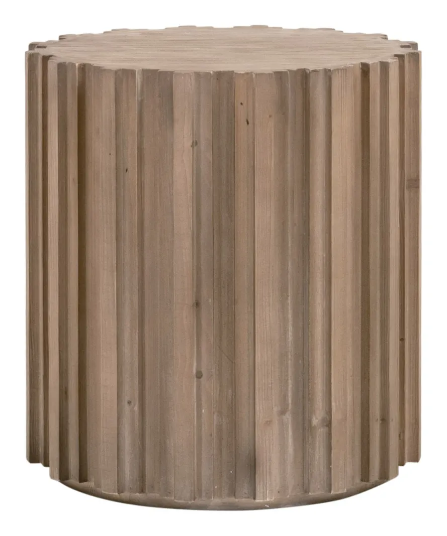 Essentials For Living 8105.SGRY-PNE Roma End Table Essentials For Living 8105.SGRY-PNE Roma End Table