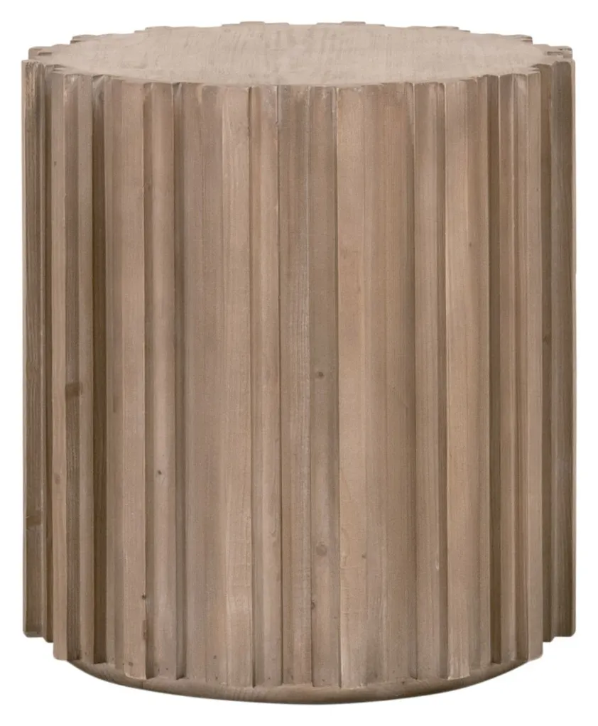 Essentials For Living 8105.SGRY-PNE Roma End Table Essentials For Living 8105.SGRY-PNE Roma End Table