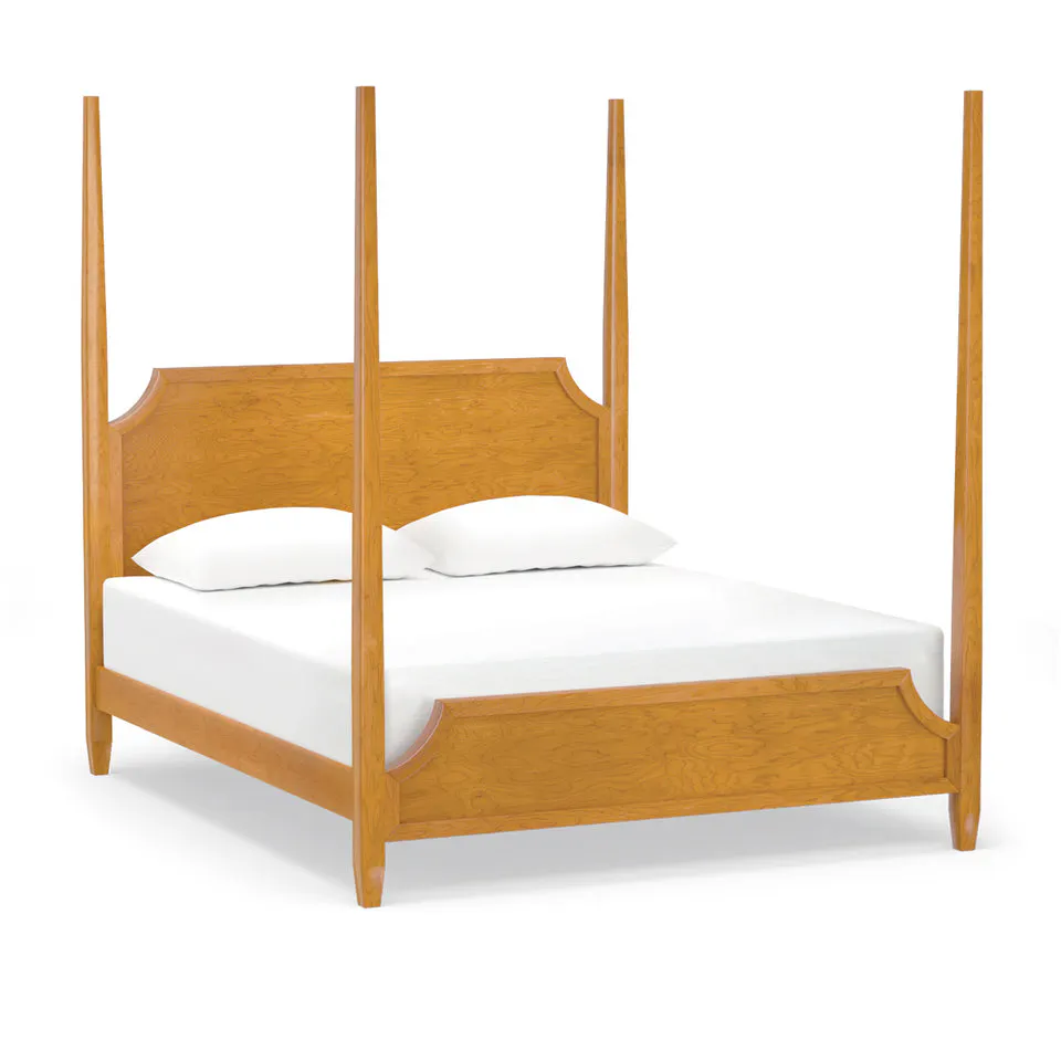 Simply Amish SBHAE-07B5 Harper Four-Post Bed Twin