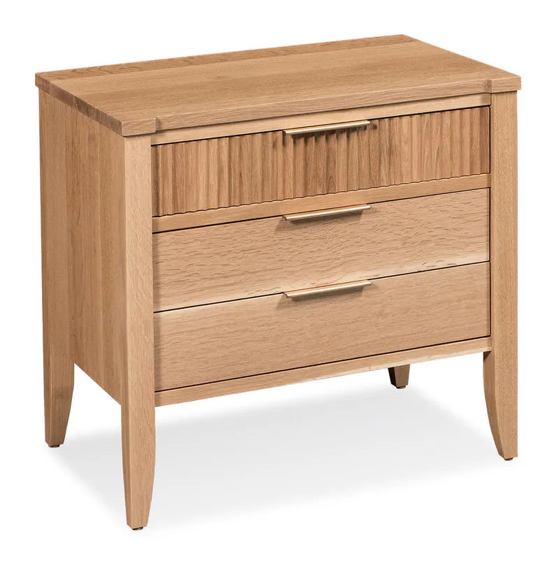 Simply Amish SNABG-02C1 Abigail 3-Drawer Nightstand Simply Amish SNABG-02C1 Abigail 3-Drawer Nightstand