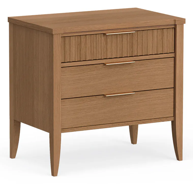 Simply Amish SNABG-02C1 Abigail 3-Drawer Nightstand Simply Amish SNABG-02C1 Abigail 3-Drawer Nightstand