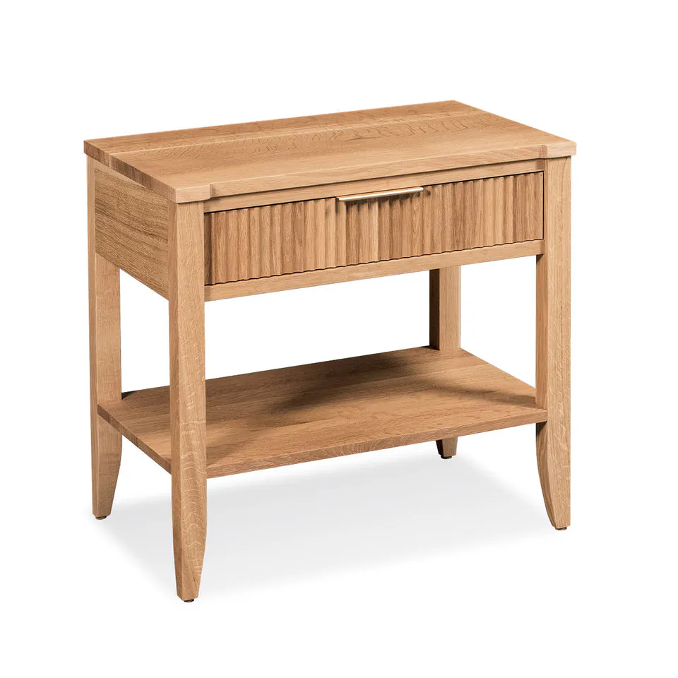 Simply Amish SNABG-04A1 Abigail Nightstand with Opening