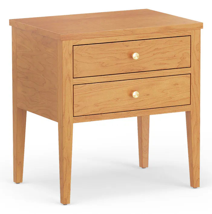 Simply Amish SNHAE-02B1 Harper 2-Drawer Nightstand Simply Amish SNHAE-02B1 Harper 2-Drawer Nightstand