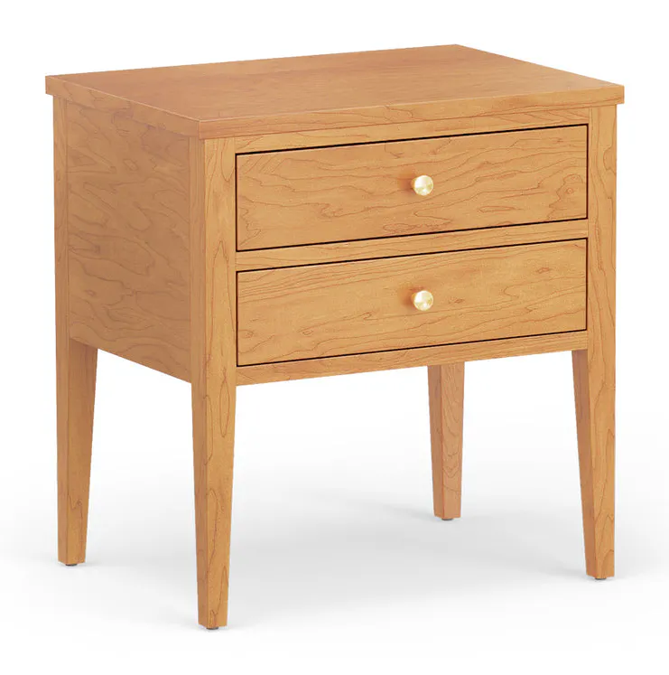 Simply Amish SNHAE-02B1 Harper 2-Drawer Nightstand Simply Amish SNHAE-02B1 Harper 2-Drawer Nightstand