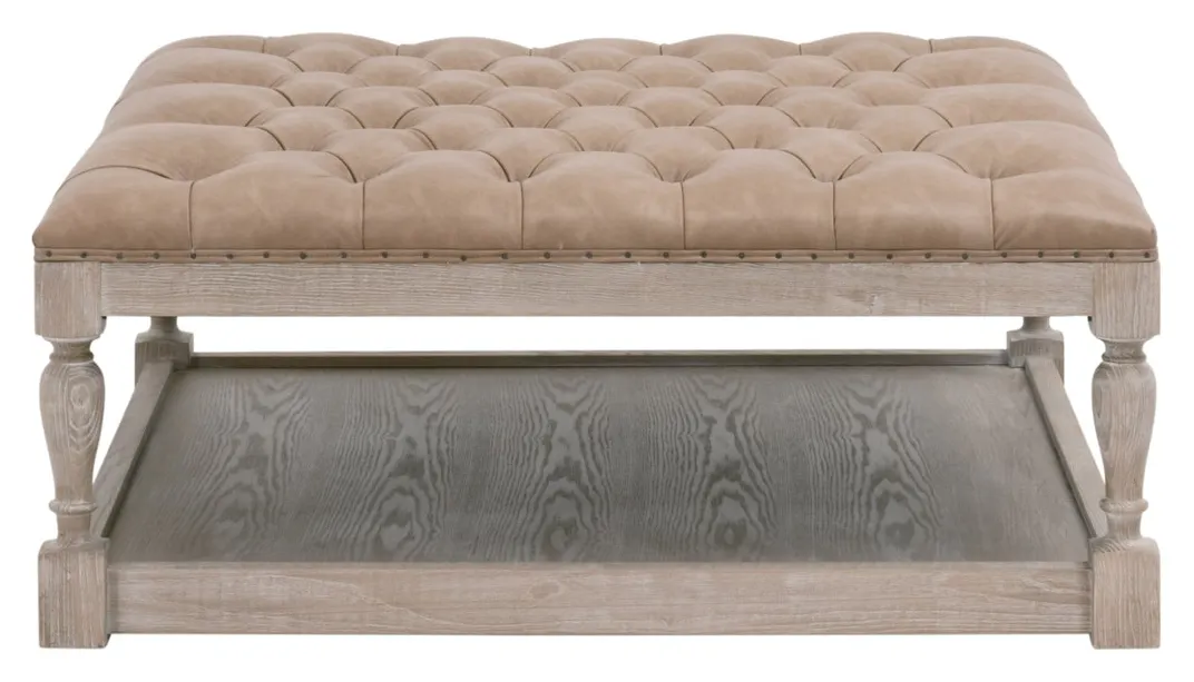 Essentials For Living 6429UP.IVT-BT/NG Townsend Tufted Upholstered Coffee Table Essentials For Living 6429UP.IVT-BT/NG Townsend Tufted Upholstered Coffee Table