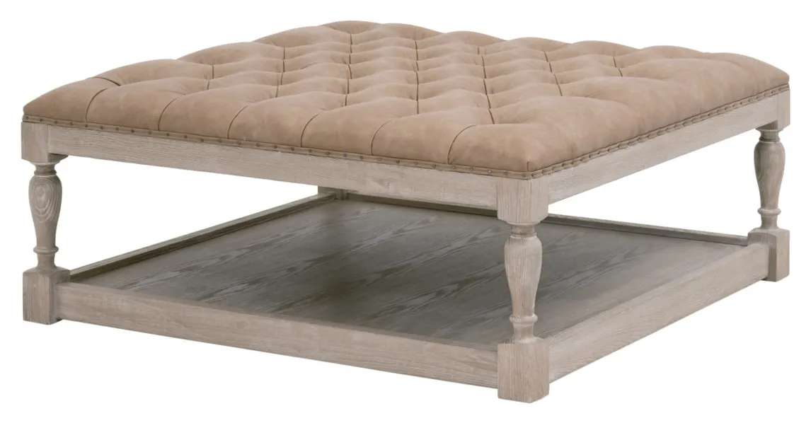 Essentials For Living 6429UP.IVT-BT/NG Townsend Tufted Upholstered Coffee Table Essentials For Living 6429UP.IVT-BT/NG Townsend Tufted Upholstered Coffee Table