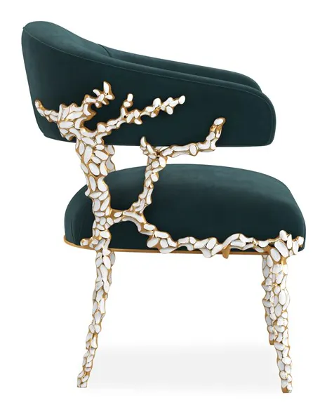 Caracole Furniture UPH-419-231-B Glimmer Of Hope Chair Caracole Furniture UPH-419-231-B Glimmer Of Hope Chair
