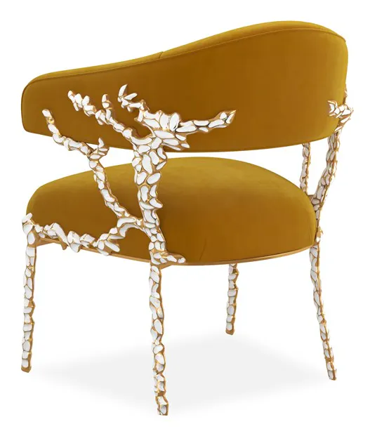 Caracole Furniture UPH-419-231-C Glimmer Of Hope Chair Caracole Furniture UPH-419-231-C Glimmer Of Hope Chair