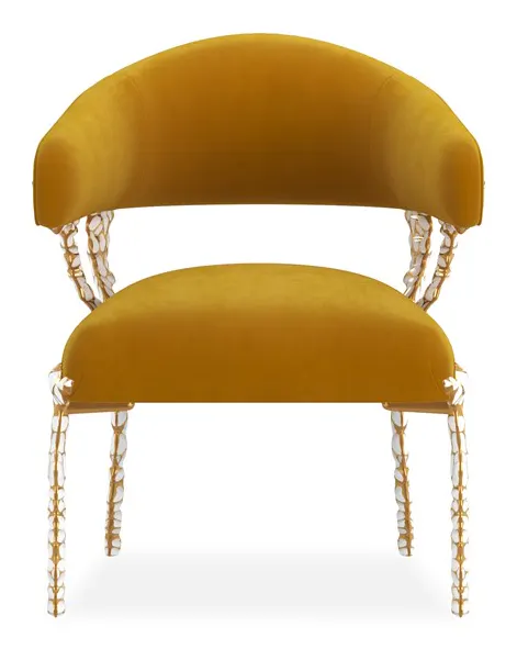 Caracole Furniture UPH-419-231-C Glimmer Of Hope Chair Caracole Furniture UPH-419-231-C Glimmer Of Hope Chair