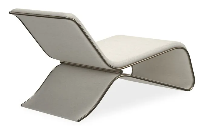 Caracole Furniture UPH-424-071-A Parallax Chaise Caracole Furniture UPH-424-071-A Parallax Chaise