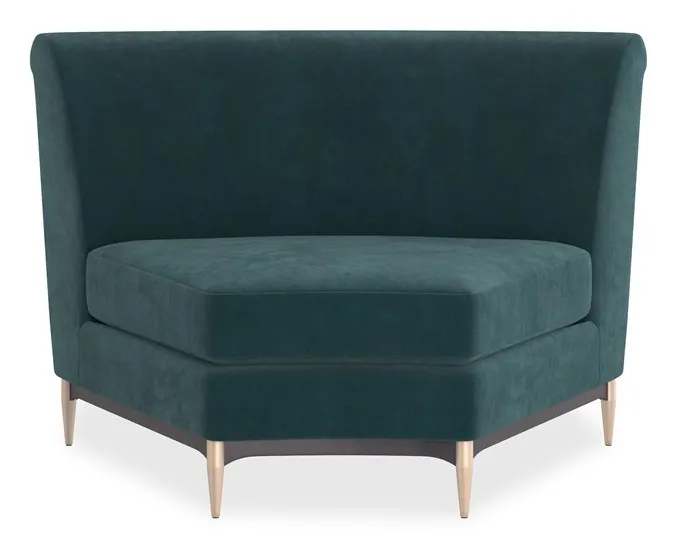 Caracole Furniture UPH-424-WE1-C Three's Company Wedge Caracole Furniture UPH-424-WE1-C Three's Company Wedge