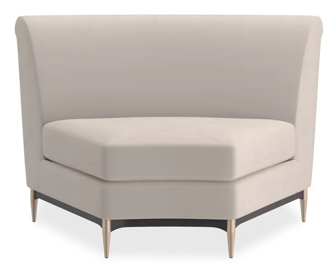 Caracole Furniture UPH-424-WE1-E Three's Company Wedge Caracole Furniture UPH-424-WE1-E Three's Company Wedge