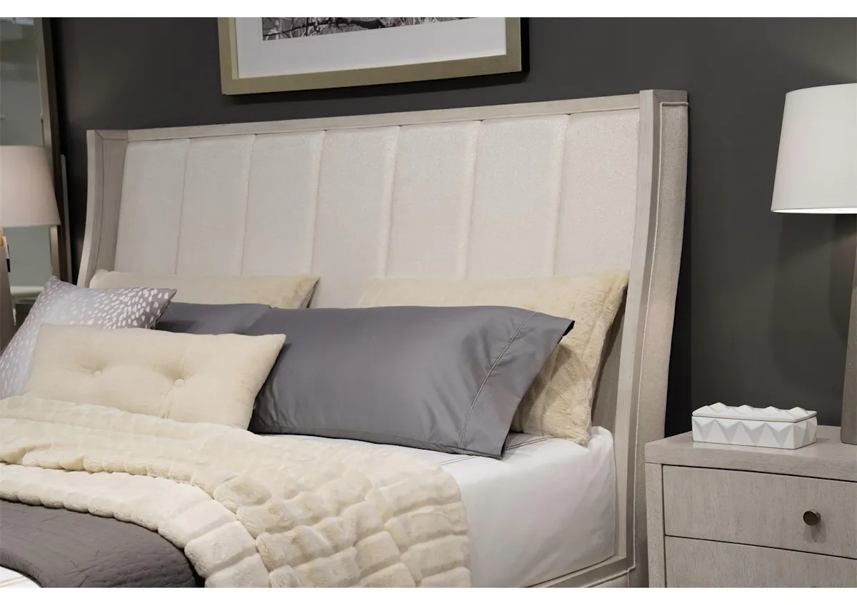 Riverside Furniture 82580-82581-82572 Hepburn King Upholstered Bed Riverside Furniture 82580-82581-82572 Hepburn King Upholstered Bed