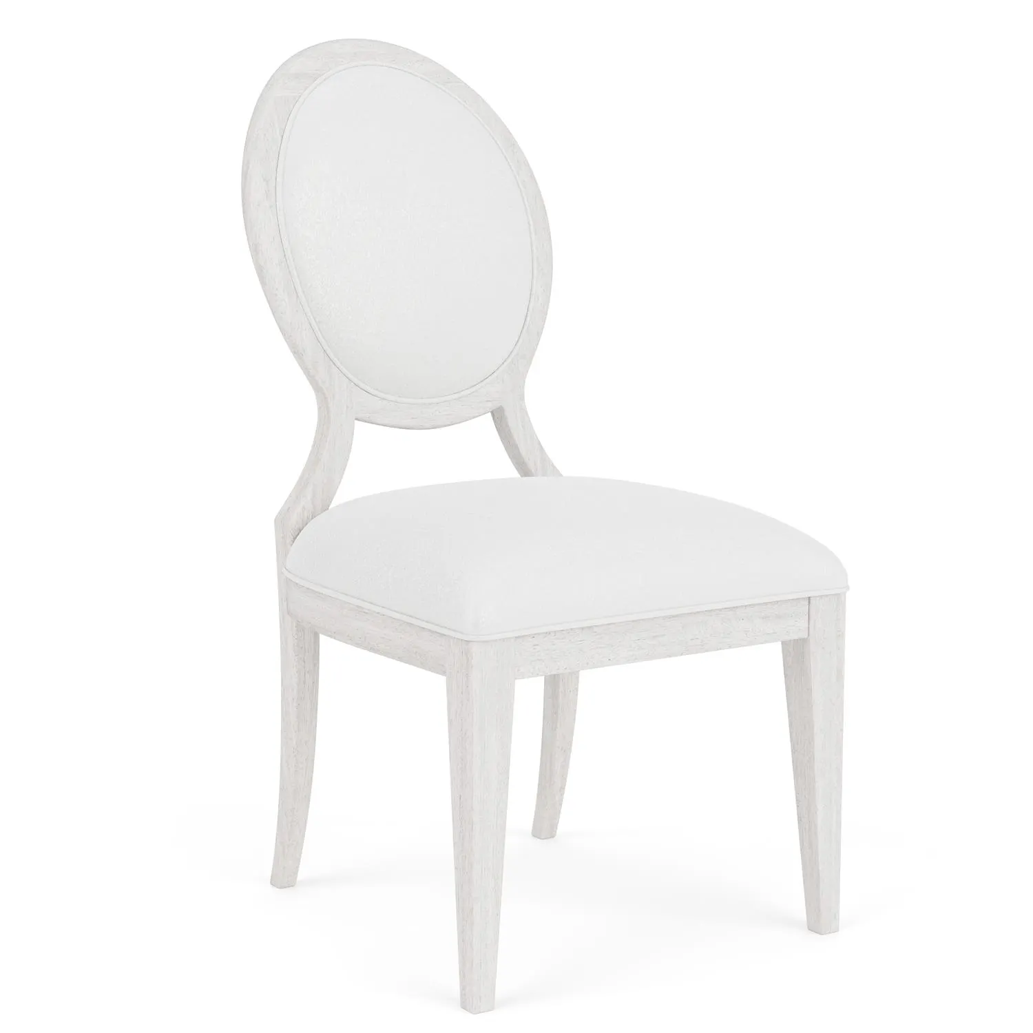 Riverside Furniture 82558 Hepburn Oval Back Upholstered Side Chair