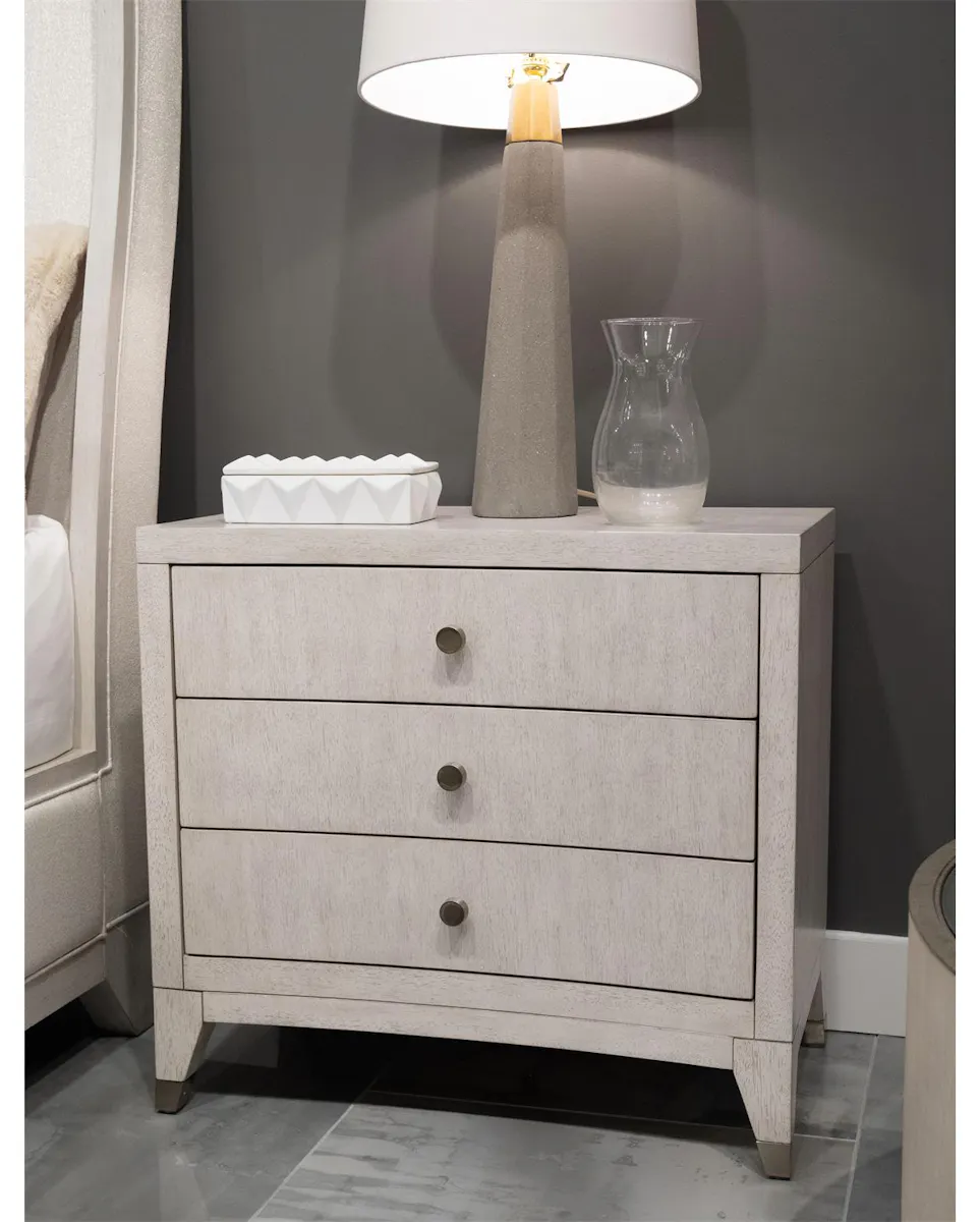 Riverside Furniture 82569 Hepburn Three Drawer Nightstand Riverside Furniture 82569 Hepburn Three Drawer Nightstand