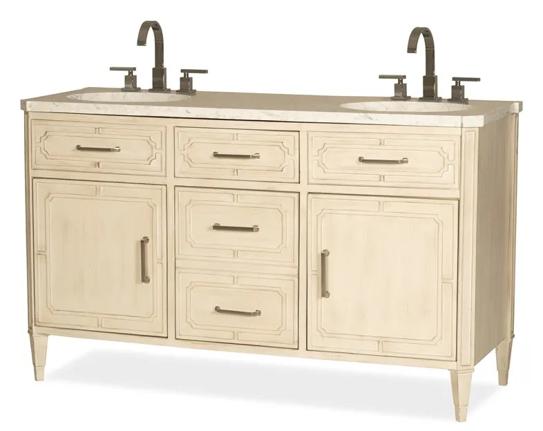 Ambella Home 09206-110-510 Emperor Double Sink Chest Custom Ambella Home 09206-110-510 Emperor Double Sink Chest Custom