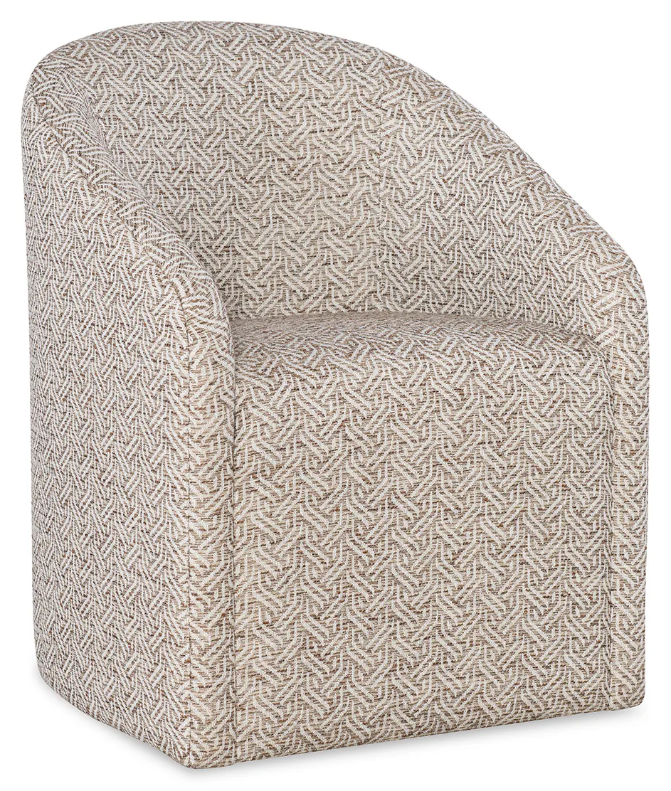 Jessica Charles 1156-C Demi Caster Dining Chair Jessica Charles 1156-C Demi Caster Dining Chair