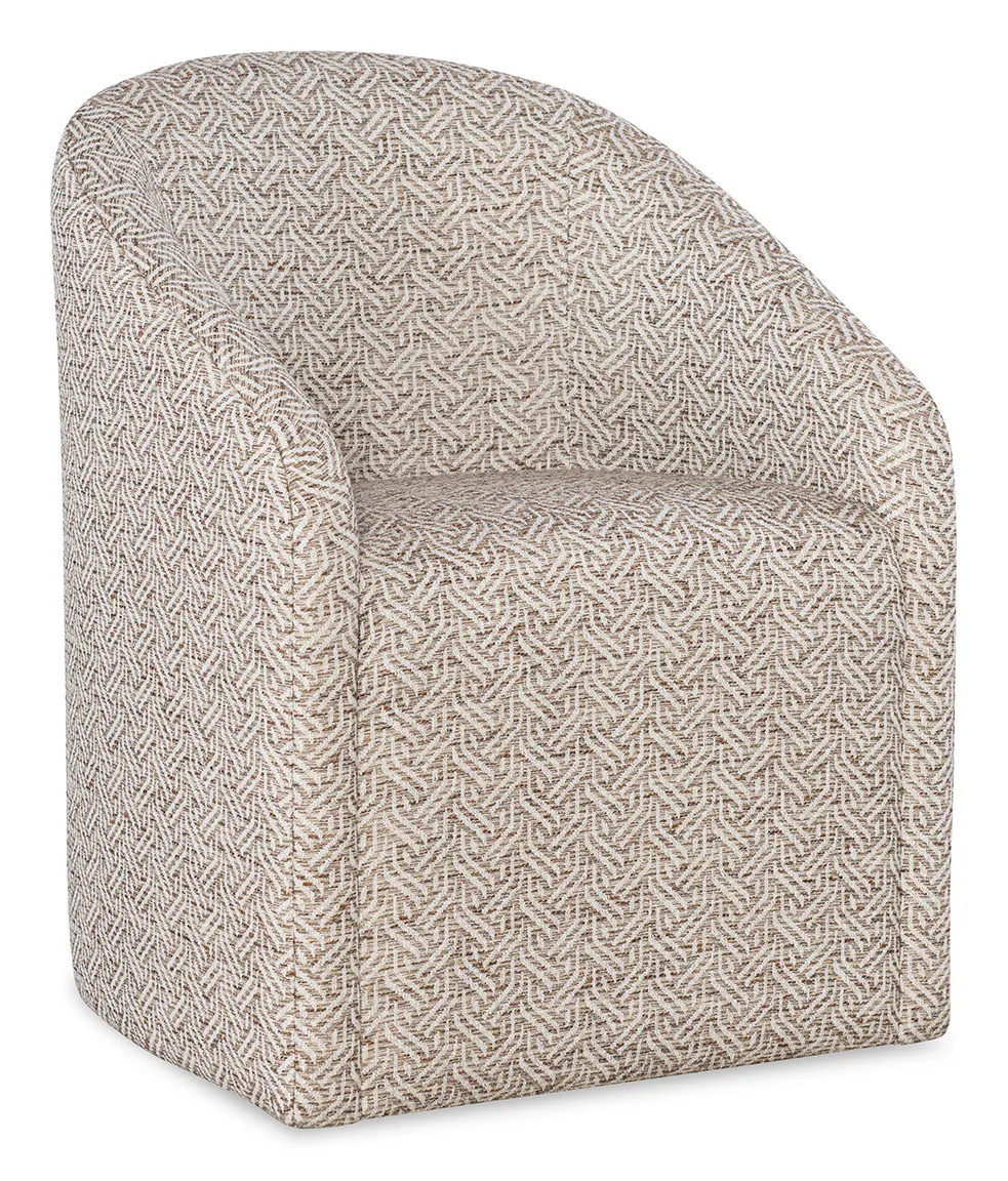 Jessica Charles 1156-C Demi Caster Dining Chair Jessica Charles 1156-C Demi Caster Dining Chair