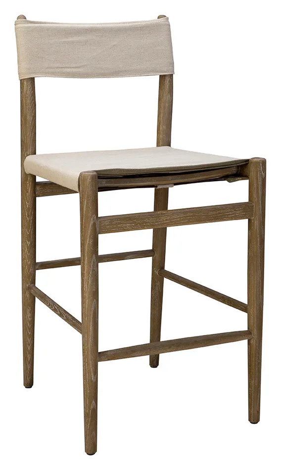 Furniture Classics 20-565 Linen Prescott Counter Stool Furniture Classics 20-565 Linen Prescott Counter Stool