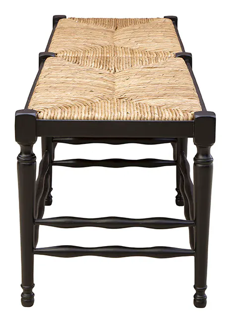 Furniture Classics 51660AB77 Black Reed Bench Furniture Classics 51660AB77 Black Reed Bench