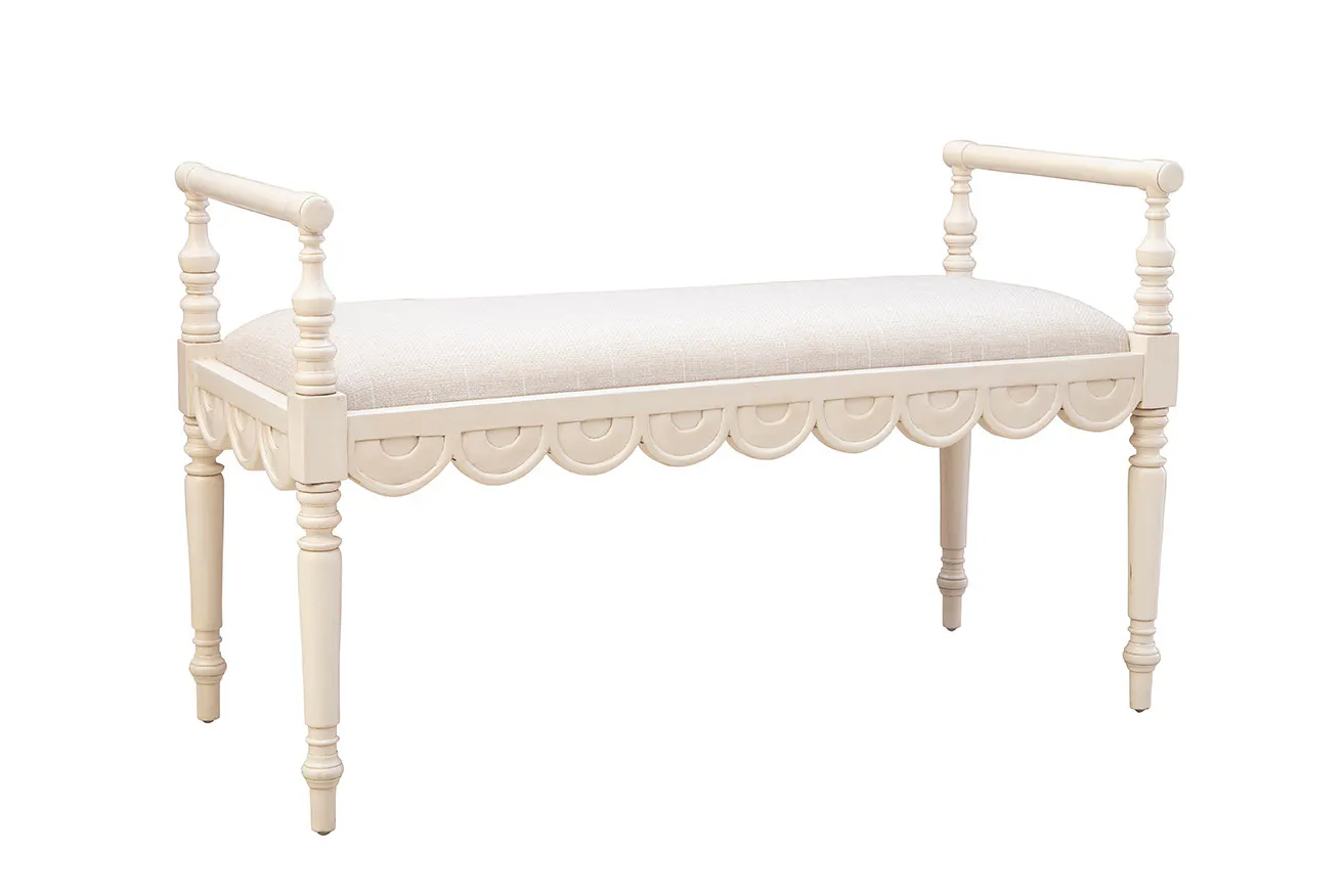 Furniture Classics 51730LT Cream Juliet Bench