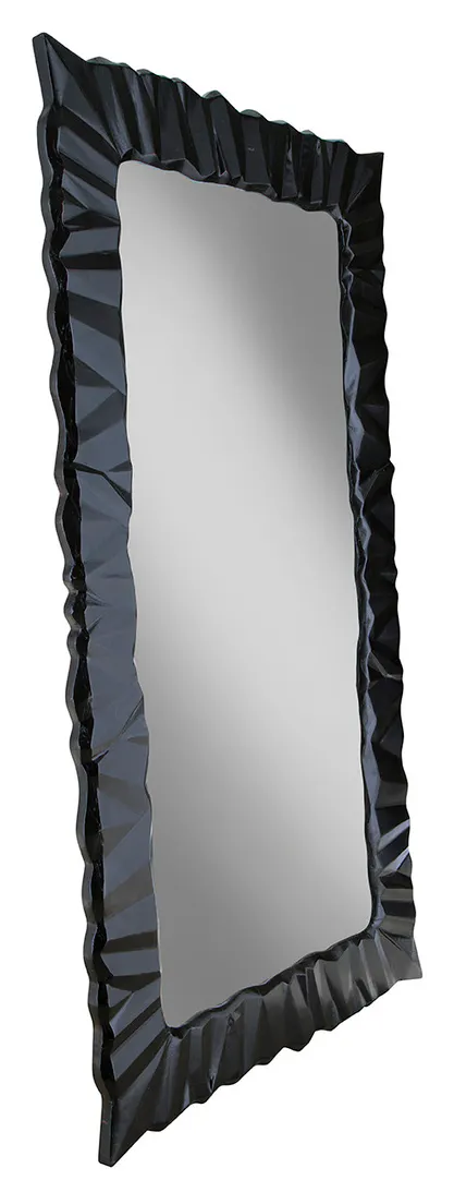 Furniture Classics 60-166 Black Wavy Mirror Furniture Classics 60-166 Black Wavy Mirror