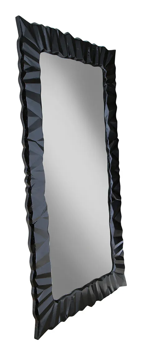 Furniture Classics 60-166 Black Wavy Mirror Furniture Classics 60-166 Black Wavy Mirror